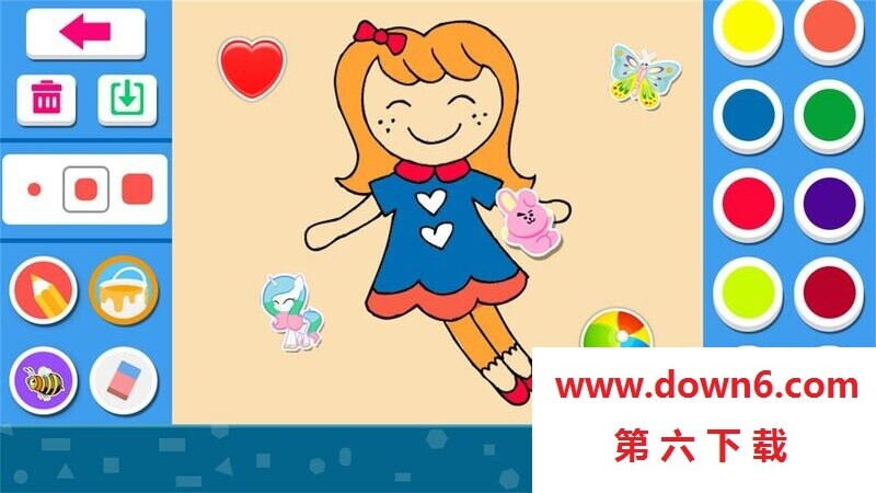 汪汪队学画画涂色