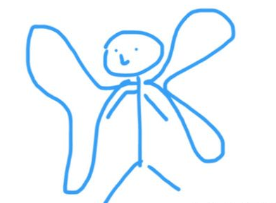 qq画图红包天使怎么画？画图红包天使简单画法是什么？