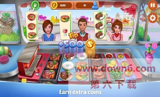 美食餐厅餐车2无限金币版