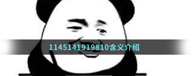 1145141919810含义介绍
