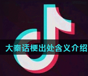 大秦话梗出处含义介绍