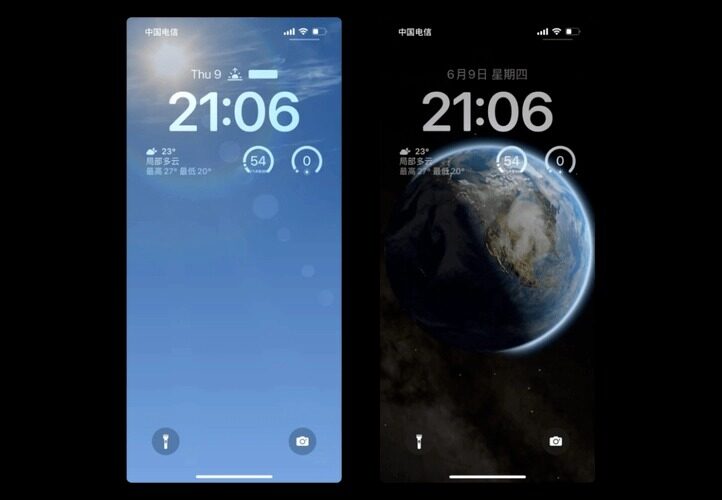iOS16设置不同锁屏壁纸图片方法