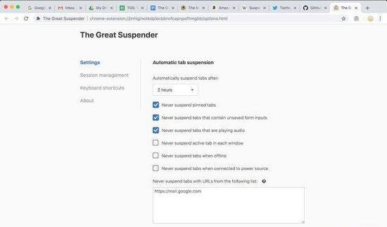 The Great Suspender