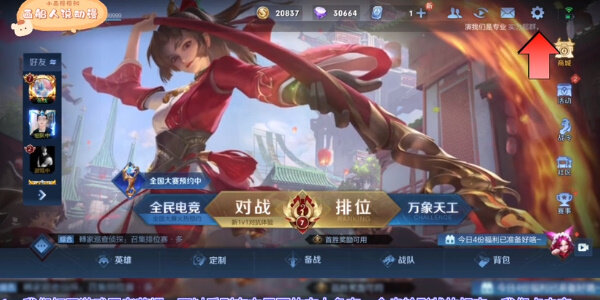 王者荣耀隐藏战绩的方法