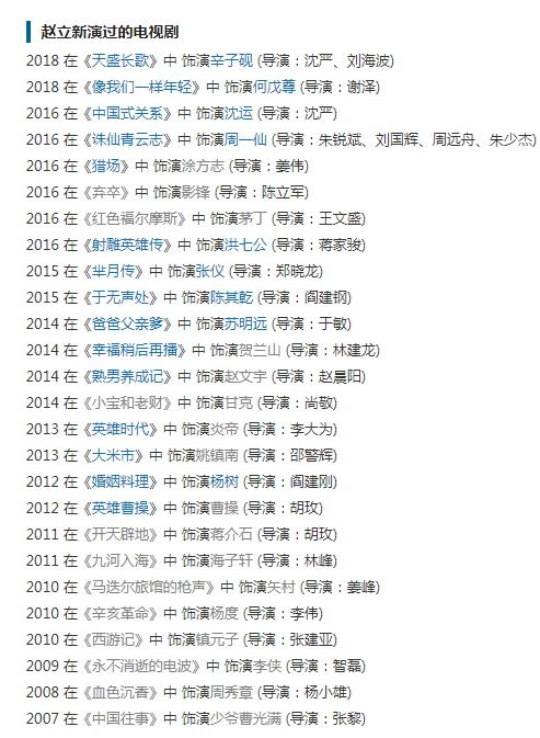 赵立新是谁 演过什么影视剧？赵立新国籍/个人资料简介