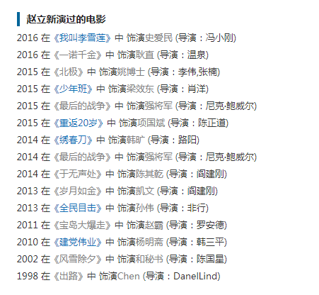 赵立新是谁 演过什么影视剧？赵立新国籍/个人资料简介